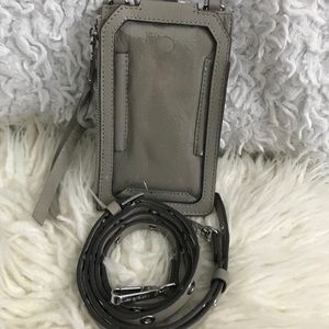 Aimee Kestenberg Leather Phone Crossbody w…